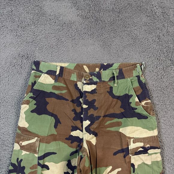 Military Pants Mens Medium Regular Woodland BDU Army Trouser Combat - Picture 2 of 12